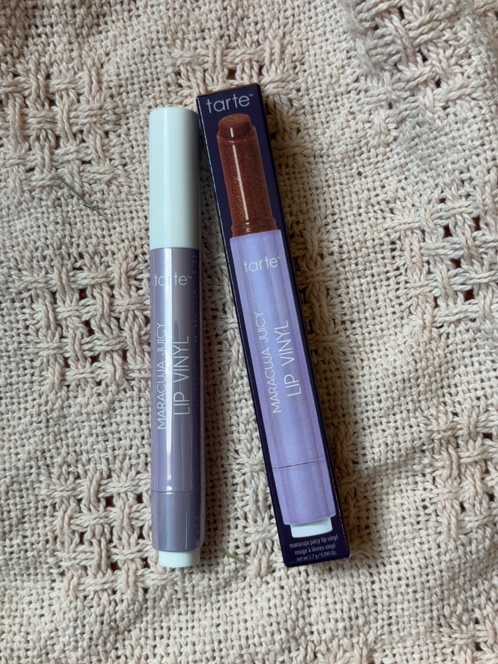 Tarte Maracuja Juicy Lip Vinyl in Shimmering Cinnamon Spice